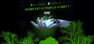 intelligence artificielle et environnement - la main d'un robot nous invite à nous questionner.