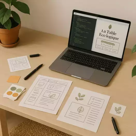 site vitrine éco-responsable : conception sur-mesure