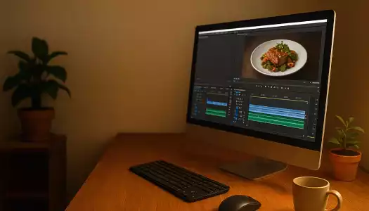 le montage de la vidéo d'entreprise